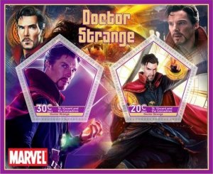 Stamps.Cinema.Marvel  1+1 sheets perf 2021 year  NEW