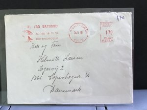 France 1978 Hotel San Bastiano stamp cover  R31254