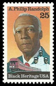 PCBstamps   US #2402 25c A.P. Randolph, Black Heritage, MNH, (5)