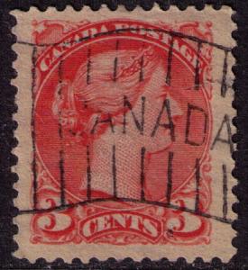 Canada  # 41 Used  VF-XF light flag cancel