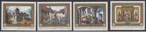 Liechtenstein #650-53 MNH set, Vaduz castle, issued 1978