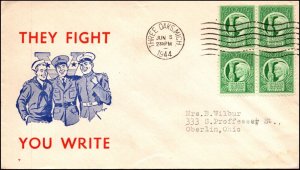 6 Jun 19944 WWII Patriotic They Fight You Write Service Members Sherman 7964