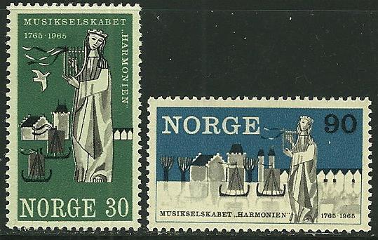 Norway # 477-8, Mint Hinge