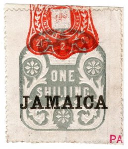 (I.B) Jamaica Revenue : Duty Stamp 1/- (die R)