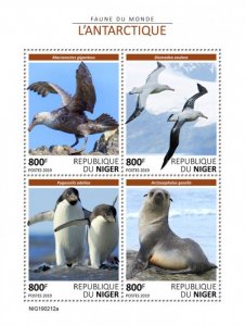 NIGER - 2019 - Antarctica - Perf 4v Sheet - Mint Never Hinged