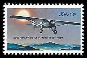 PCBstamps   US #1710 13c Lindbergh's Flight, MNH, (20)