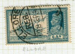 INDIA; Early GVI issue with fine POSTMARK, Ellore