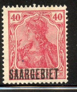 Saar # 51, Mint Hinge. CV $ 1.00