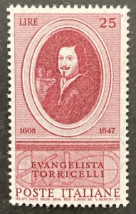 Italy 1958 #754, Evangelista Torricelli, MNH.