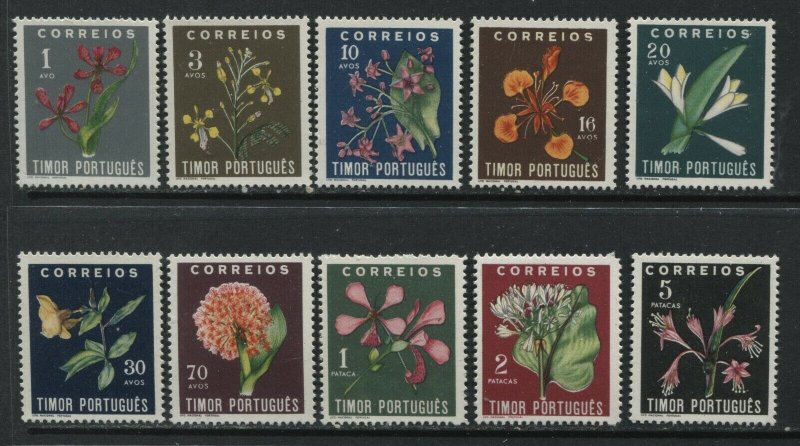 Timor set values to 5 patacas unmounted mint NH