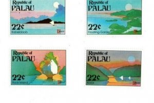 Palau - 1987 - Capex Scenes - Set of Four - MNH
