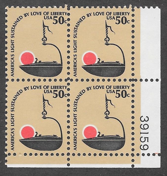 1608 MNH Plate Block