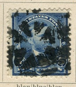 PHILIPPINES; 1899 early US Presidential Optd. series used 5c. value