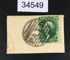 US STAMPS # 35 PAID USED LOT #34549