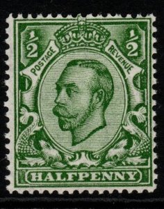 GB SGN6(3) 1912 ½d DEEP GREEN WMK MULTIPLE CYPHER MNH