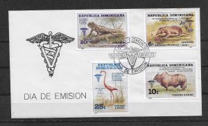 DOMINICAN REPUBLIC  STAMP COVER  MNH #JULIOJ9