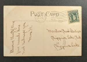 1908 Halloween Poem Illustrated Postcard Cover Cleveland OH