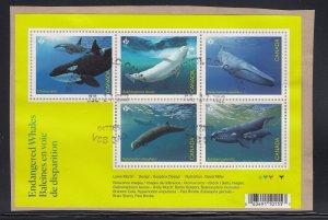 Canada 3327 Endangered Whales MS used