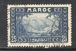 French Morocco 131 used SCV $ 0.30