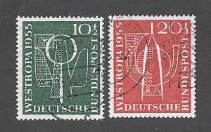 Germany Scott #B342-B343  Used  Scott CV $19.25