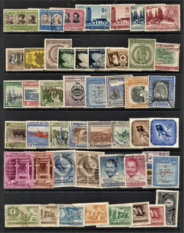 STAMP STATION PERTH Colombia #48 Mint / Used Selection - Unchecked