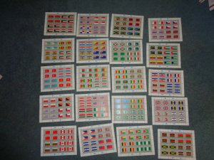 UNITED NATIONS FLAG SHEET COLLECTION, MNH, OG