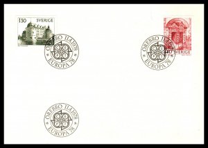 Sweden 1235-1236 U/A FDC