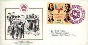 Tonga, First Day Cover, Americana