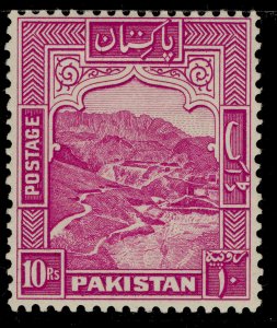 PAKISTAN GVI SG41a, 10r magenta, M MINT. Cat £140. PERF 12