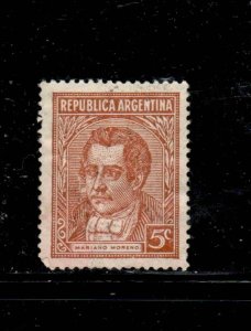 ARGENTINA #427 1935 5c MORENO F-VF USED a