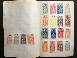 Argentina Revenue Stamps Mint/Used 1884-1912 (1100 Stamps)