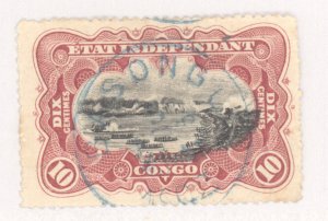 Belgian Congo, Scott #17, Used