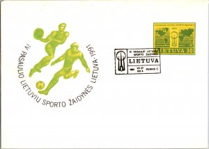 Lithuania, Worldwide Postal Stationary, Sports