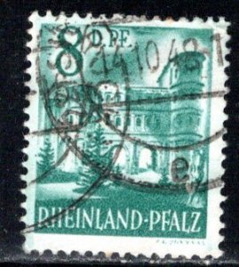 Germany - under French occupation Scott # 6N18, used