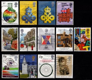 Great Britain 1972+ Commemorative selection (46 all different) [Used]