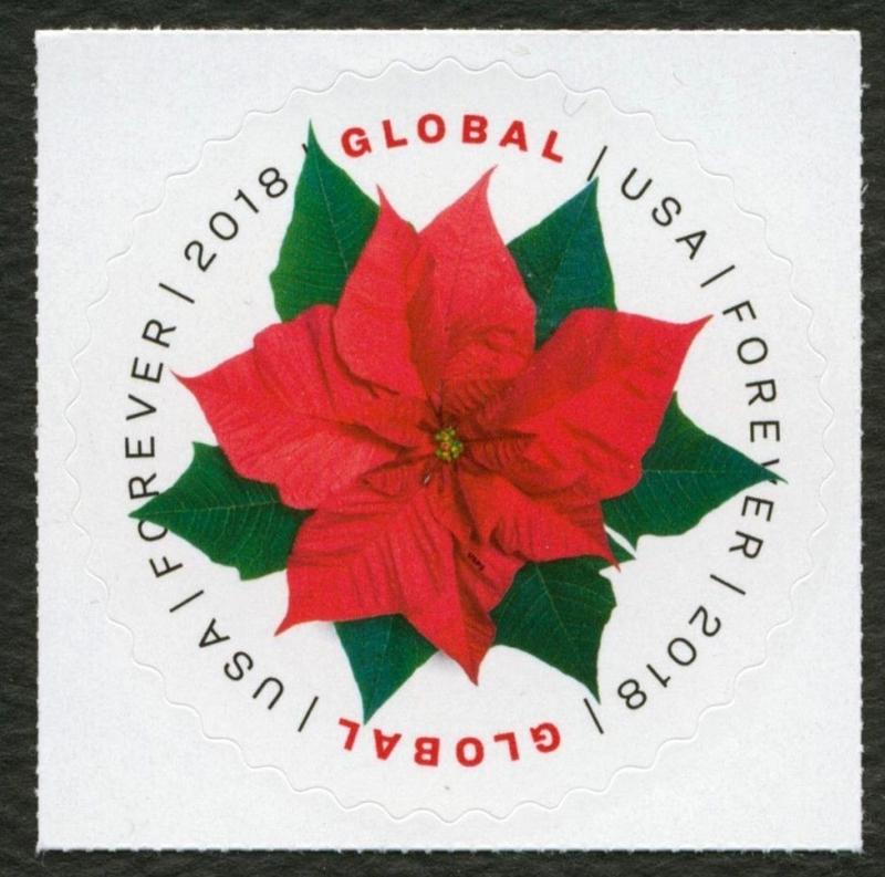#5311 Global Forever: Poinsettia, Mint **ANY 4=FREE SHIPPING**