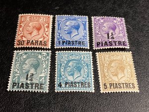 Great Britain Offices in Turkey Scott 40-5 Mint