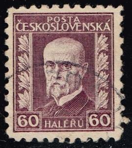 Czechoslovakia #129 President Masaryk; Used (0.25)