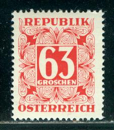 Austria Scott # J243, mint hr