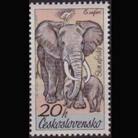 CZECHOSLOVAKIA 1976 - Scott# 2084 Elephants 10h NH