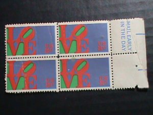 ​UNITED STATES-1973-SC#1475 LOVE STAMPS  MNH   BLOCK OF 4 FAIR