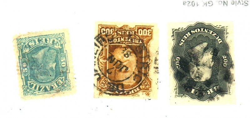 BRAZIL 66 75 88 USED FVF Cat $25