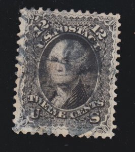 US 69 12c Washington Used VF SCV $95