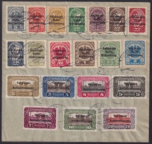 Austria - 1921 - Local Issue on cover - Salzburger Volksabstimmung Referendum