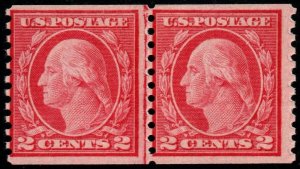 U.S. #455 MNH Joint Line Pair