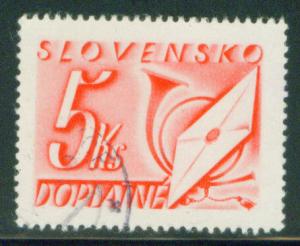 Slovakia Slovenska Scott J37 postage due CV$2.25