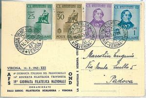 MUSIC: ROSSINI  - POSTAL HISTORY: ITALY 1943