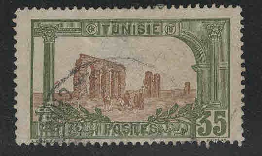 Tunis Tunisia Scott 43 Used 1906 stamp