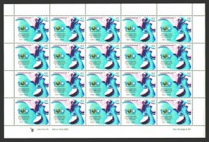 Pan American Health Organization placental fetus URUGUAY #1983 MNH fullsheet 