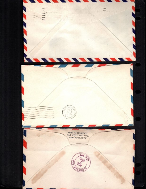 US 3 used first flight covers